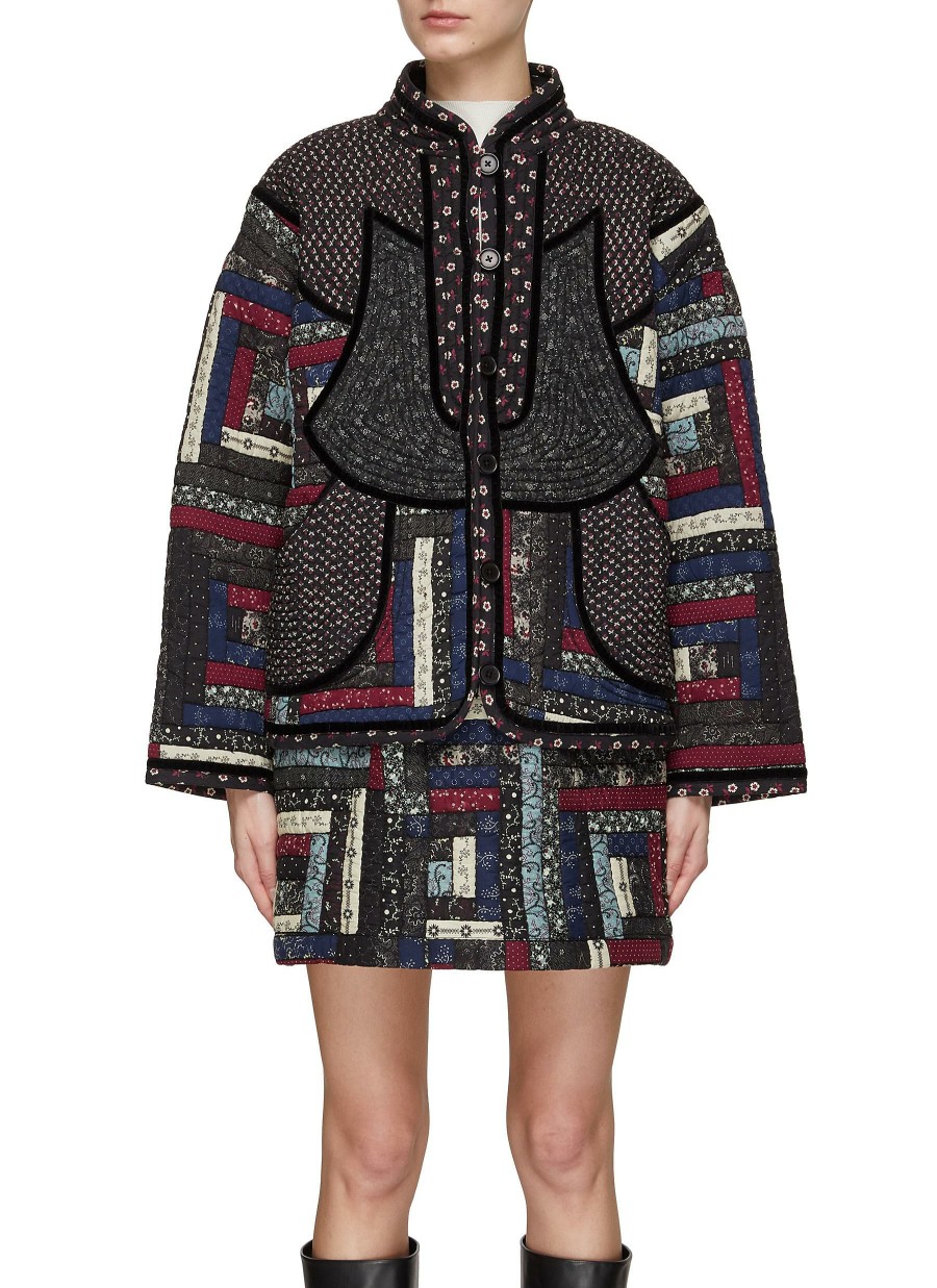 Clothing * | Sea Outlet Sale 'Alani' Patchwork Print Jacket