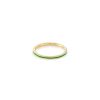 Accessories * | Eyem Excellent Quality 18K Gold Plated Sterling Silver Enamel Slim Band Ring