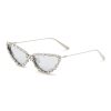 Accessories * | Crazy Deals Miss Dior Sharp Cat Eye Crystal Detail Sunglasses