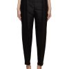 Clothing * | Toteme Tendy Style Pleated Silky Cropped Evening Pants