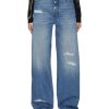 Clothing * | Mm6 Maison Margiela Outlet Sale 4 Button High Waist Ripped Jeans