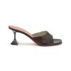 Shoes * | Amina Muaddi Tendy Style 'Lupita' 70 Square Toe Heeled Sandals