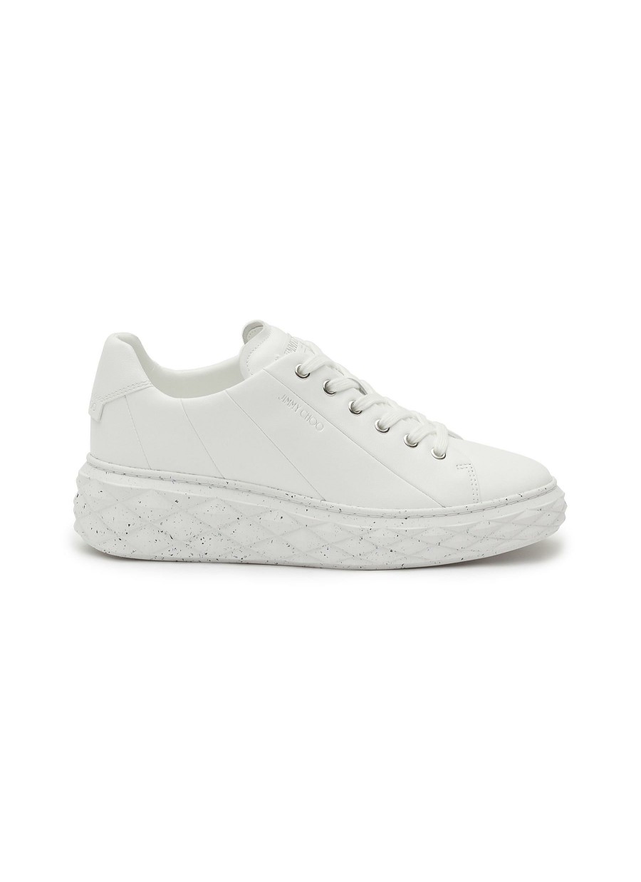 Shoes * | Jimmy Choo Shop 'Rome' Low Top Lace Up Leather Sneakers