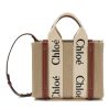 Bags * | Chloe Outlet Small 'Woody' Eco Canvas Tote Bag