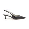 Shoes * | Equil Shop 'Lyon' 50 Leather Point Toe Slingback Pumps