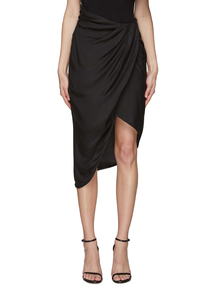 Clothing * | Gauge81 Online 'Paita' Wrap Effect Midi Skirt