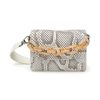 Bags * | Maria Oliver Closeout Sale 'Valencia' Python Leather Crossbody Bag