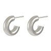 Accessories * | Missoma Crazy Deals Silver Plated Mini Chubby Hoop Earrings