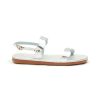 Shoes * | Ancient Greek Sandals Flash Sale 'Calamos' Wavy Double Band Leather Slingback Sandals