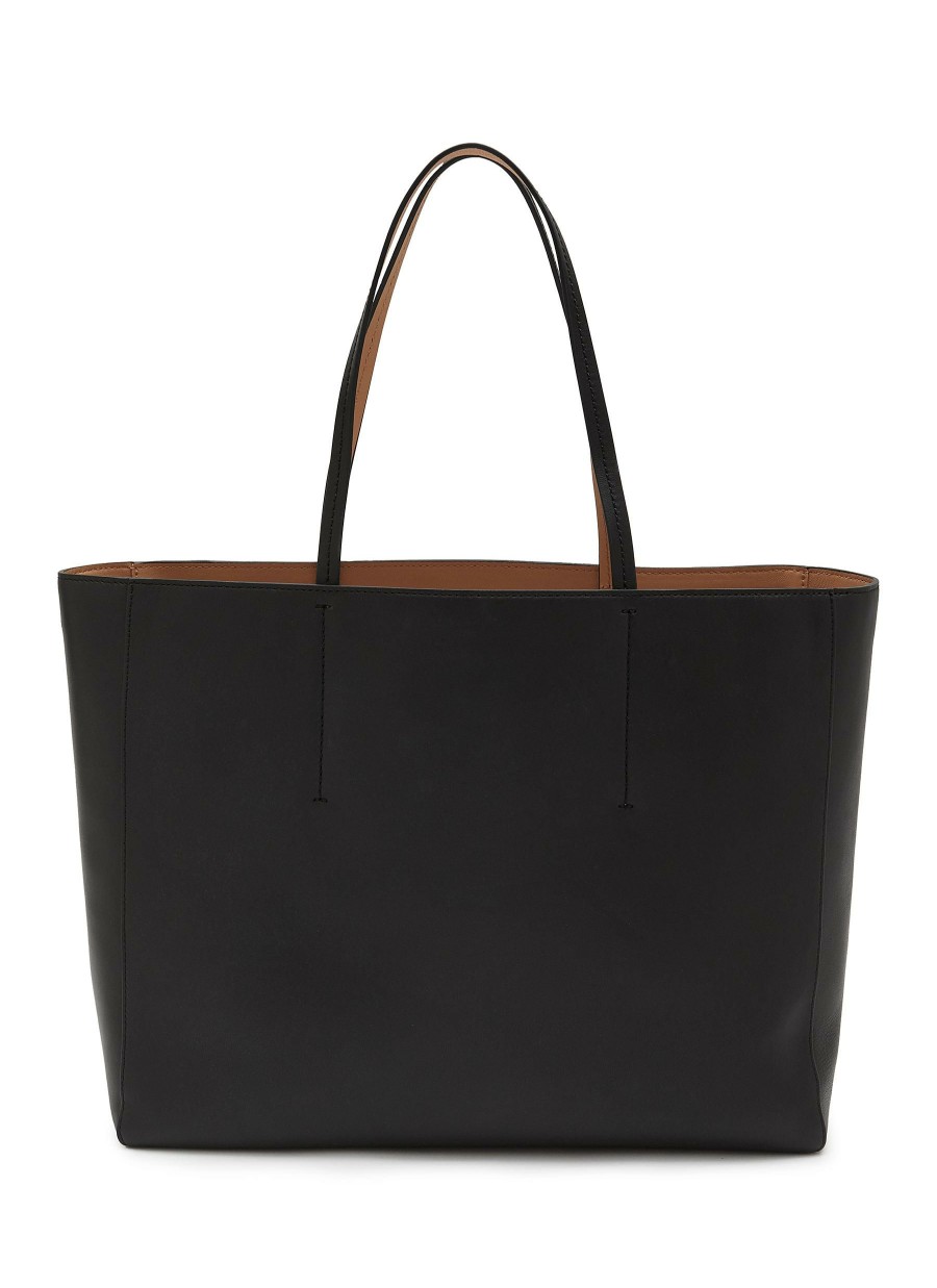 Bags * | Equil Tendy Style Medium 'New York' Reversible Leather Tote Bag