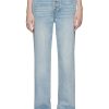 Clothing * | Ganni Premium 'Lovy' Exposed Button Fly Straight Leg Jeans