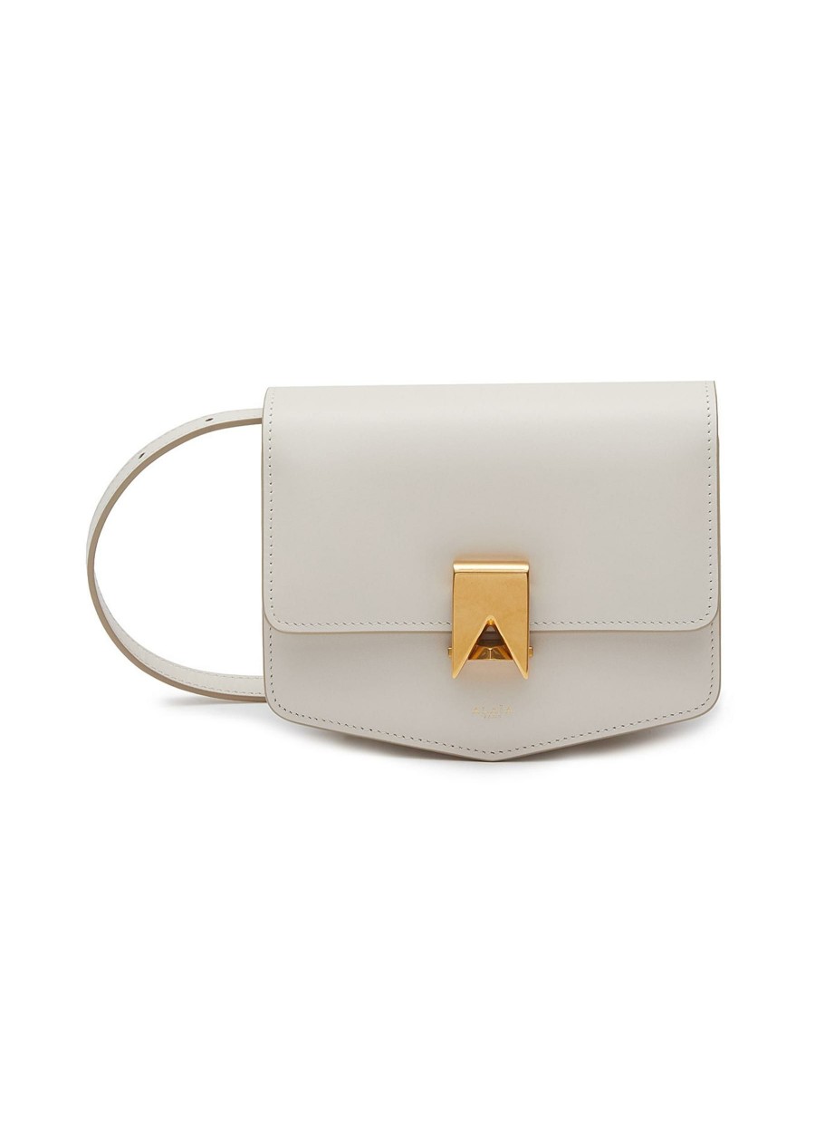 Bags * | Alaia Fashion 'Le Papa' Small Calfskin Leather Crossbody Bag