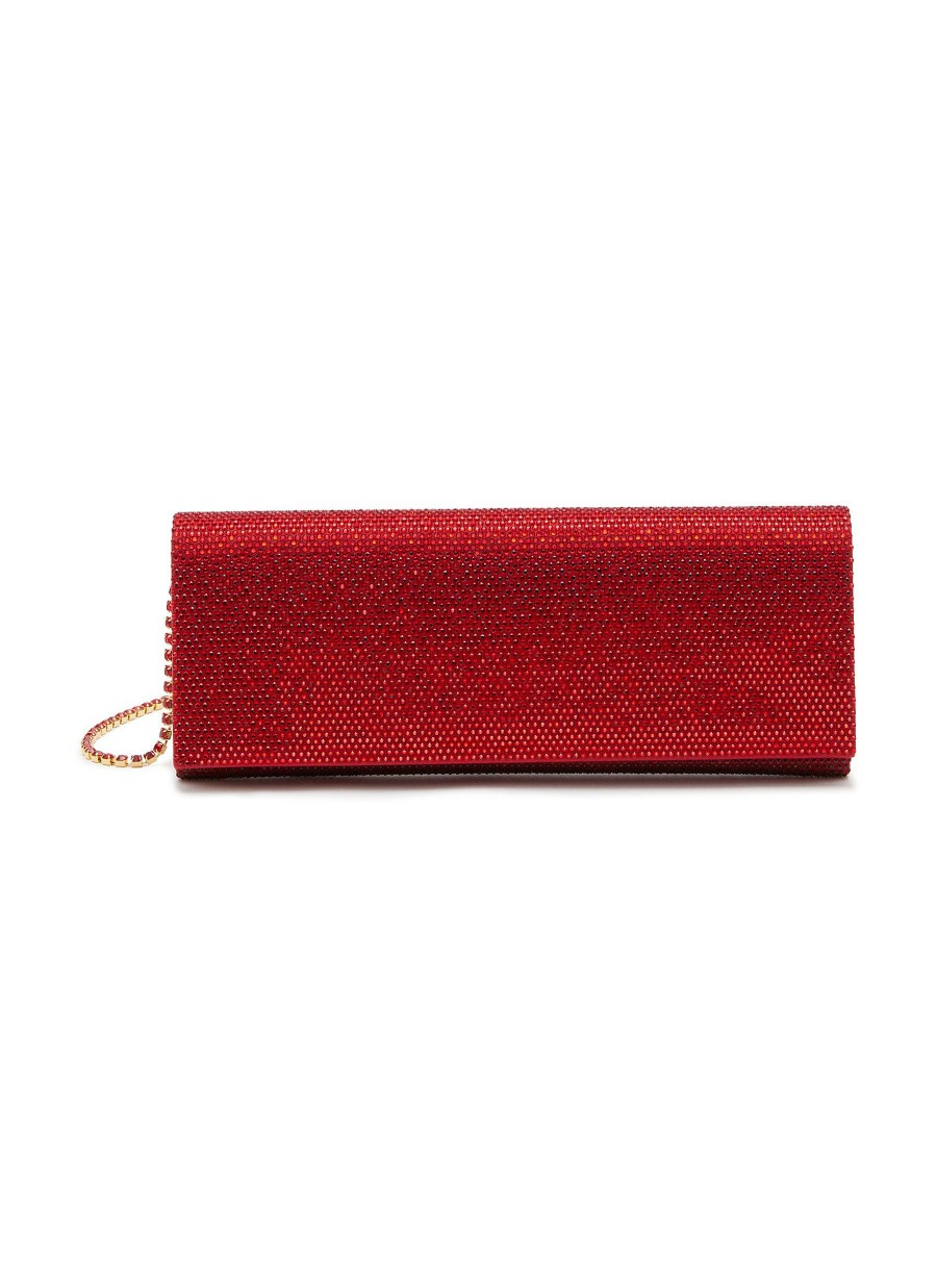 Bags * | Gedebe Online All Over Crystal Envelope Clutch