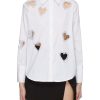 Clothing * | Alice + Olivia Excellent Quality 'Finely' Embroidery Heart Cutout Shirt