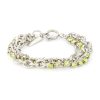 Accessories * | Justine Clenquet Hot Sale Palladium Plated Crystal Bracelet