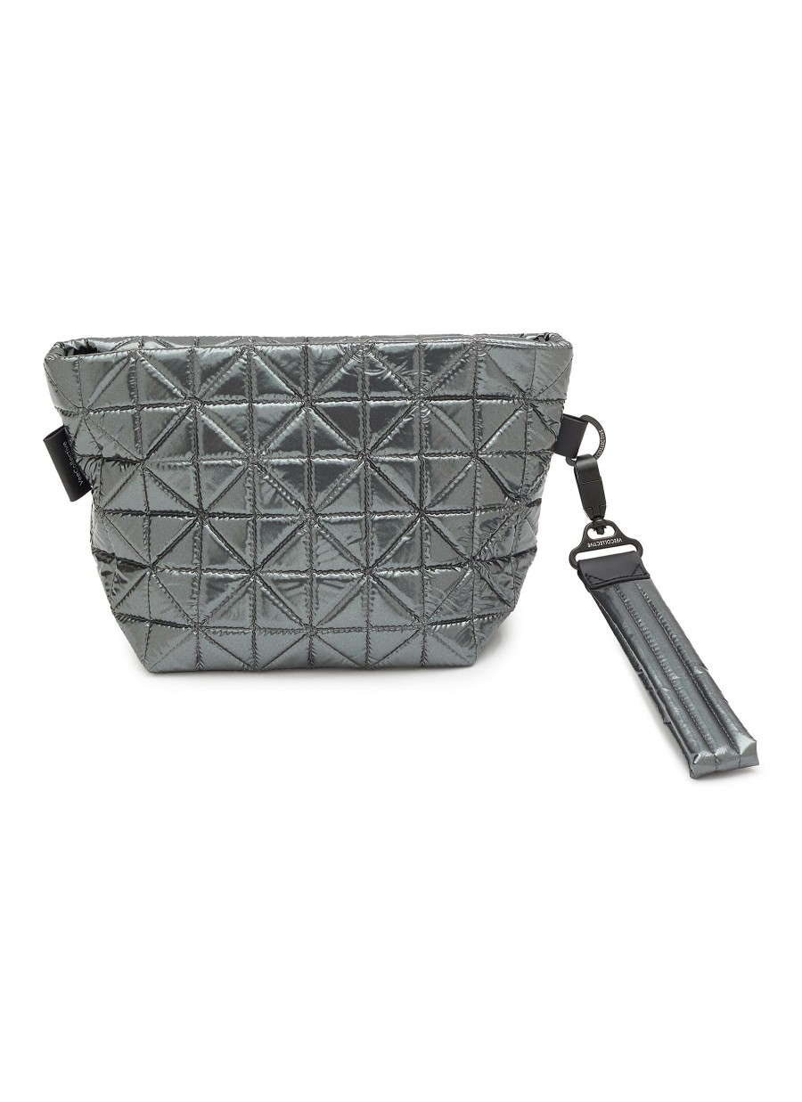 Bags * | Veecollective Premium Vee' Quilted Recycled Nylon Clutch