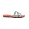 Shoes * | Sam Edelman Closeout Sale 'Bay' Double E Leather Flat Slides