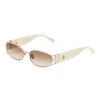 Accessories * | Linda Farrow Outlet 'Shelby' Acetate Oval Frame Gradient Lens Sunglasses