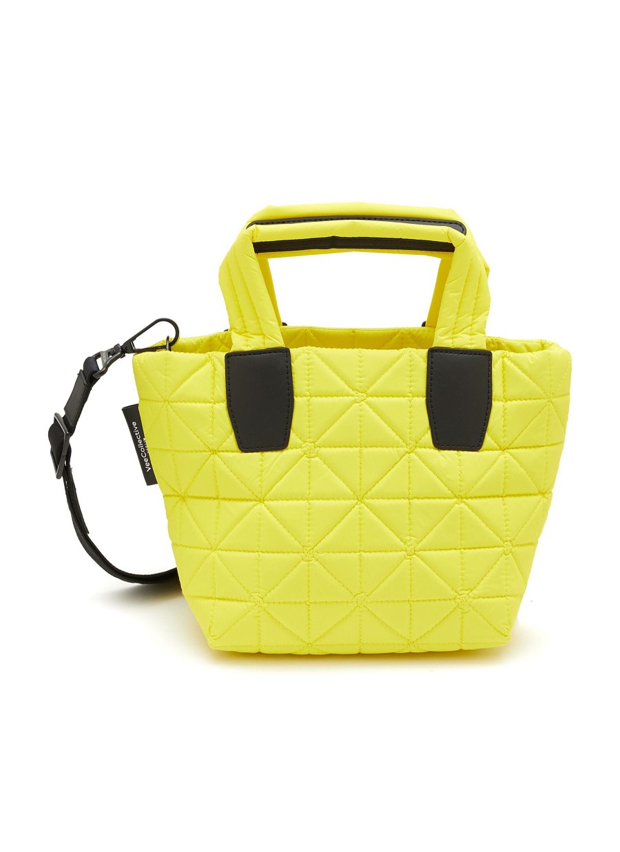 Bags * | Veecollective Best Sale Mini 'Vee' Quilted Nylon Tote Bag