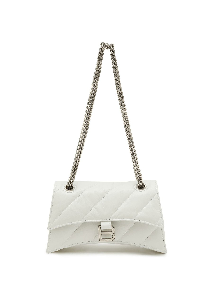 Bags * | Balenciaga Fashion 'Crush' Quilted Chain Bag