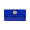 Bags * | Suzette Hot Sale Small 'Henri' Brooch Python Leather Clutch