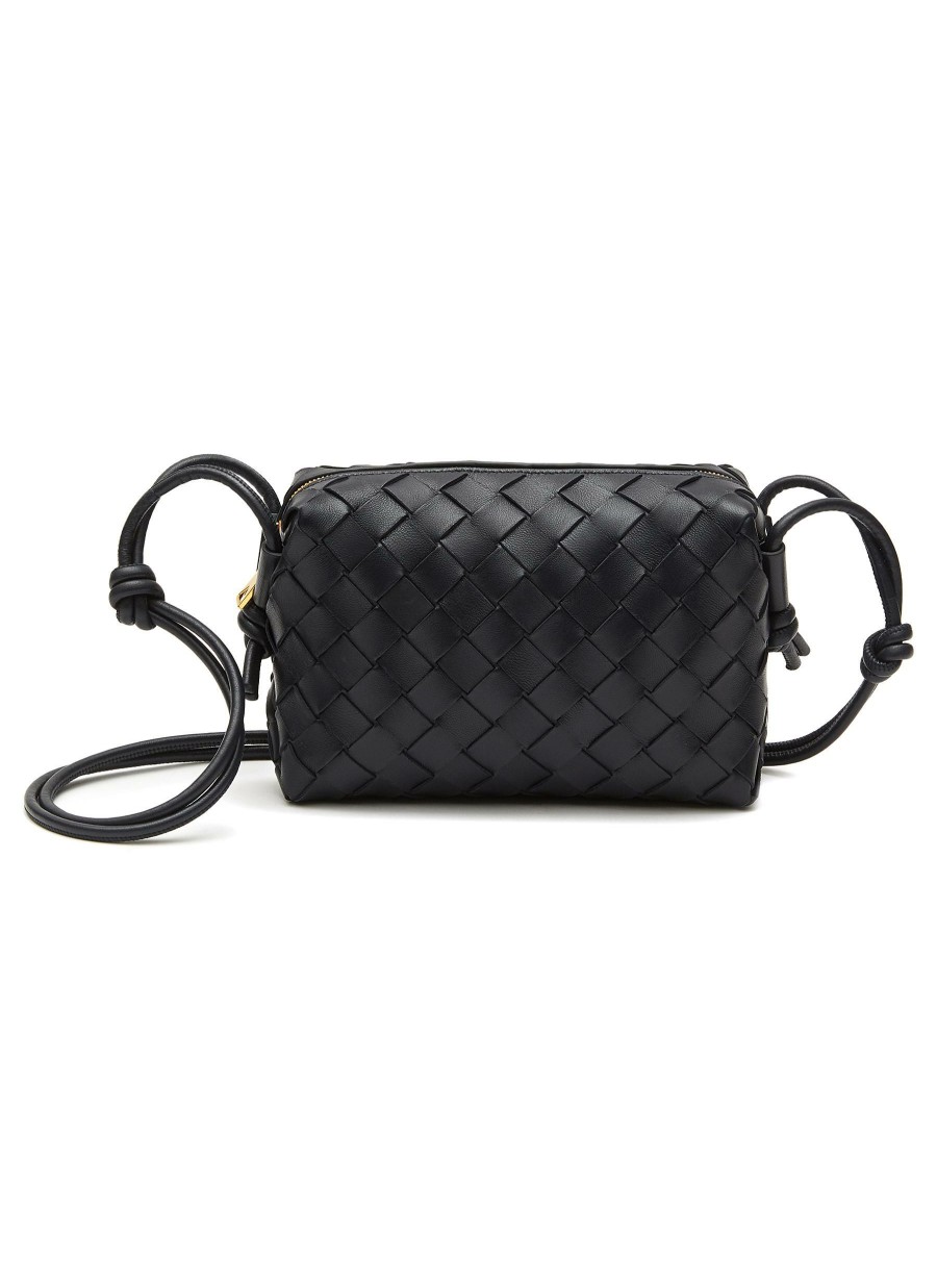 Bags * | Bottega Veneta Best Sale 'Mini Loop' Intrecciato Nappa Leather Crossbody Bag