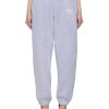 Clothing * | T By Alexander Wang Tendy Style Puff Paint Logo Essential Terry Classic Sweatpants