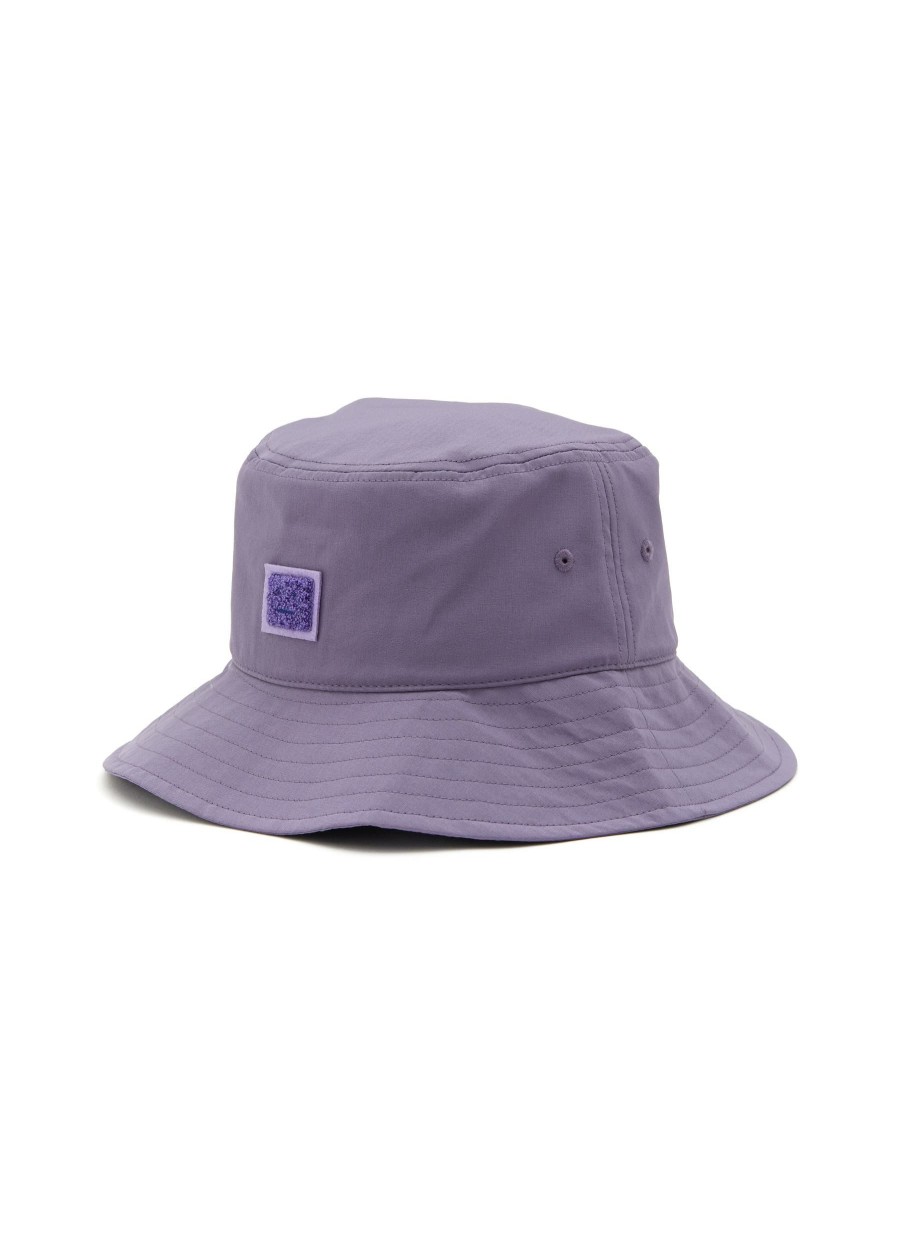 Accessories * | Acne Studios Outlet Sale Textured Face Logo Heat Sensitive Bucket Hat