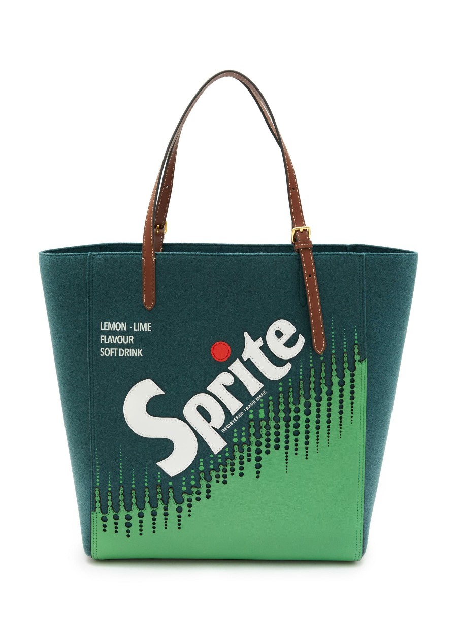 Bags * | Anya Hindmarch Best Sale 'Sprite' Recycled Felt Adjustable Eco-Leather Strap Tote Bag