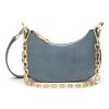 Bags * | Maria Oliver Discount 'Mini Mia' Chain Handle Leather Hobo Bag