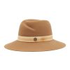 Accessories * | Maison Michel Tendy Style 'Virginie' Rabbit Felt Fedora Hat