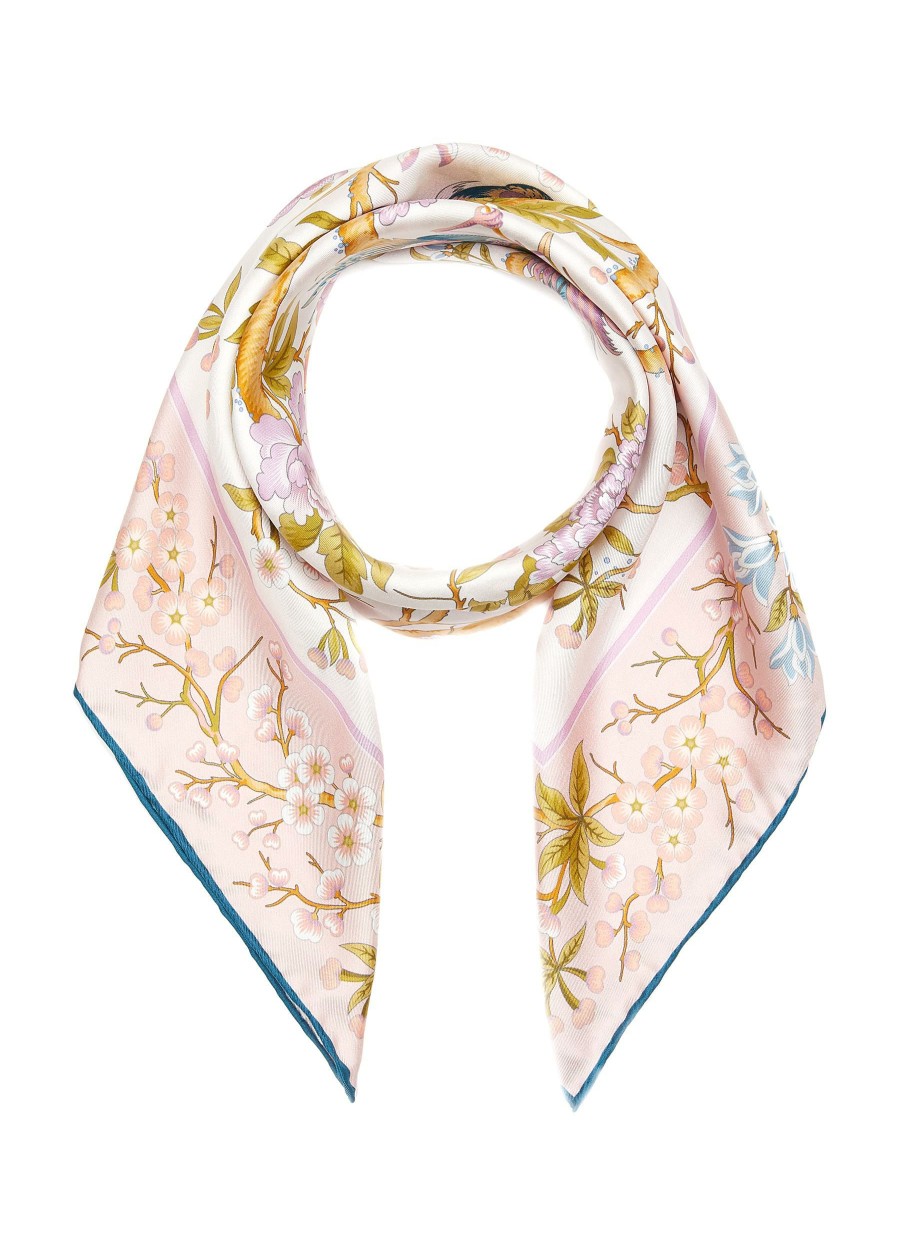 Accessories * | Liberty London Best Sellers 'Elysian Paradise' Floral Print Silk Twill Scarf