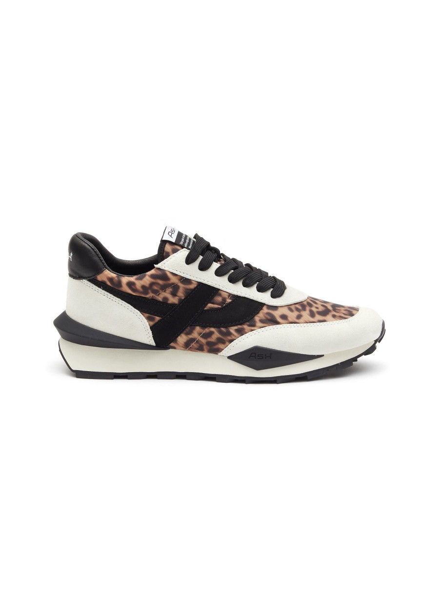 Shoes * | Ash Hot Sale 'Spider 168' Leopard Print Low Top Sneakers