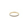 Accessories * | Eyem Premium 18K Gold Plated Sterling Silver Enamel Slim Band Ring