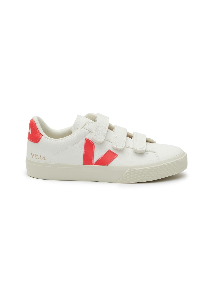 Shoes * | Veja Discount 'Recife' Low Top Triple Velcro Chromefree Leather Sneakers