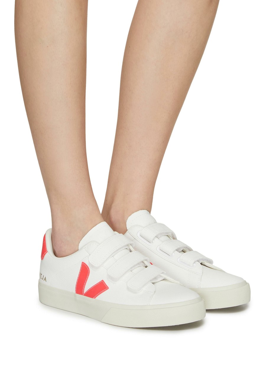 Shoes * | Veja Discount 'Recife' Low Top Triple Velcro Chromefree Leather Sneakers