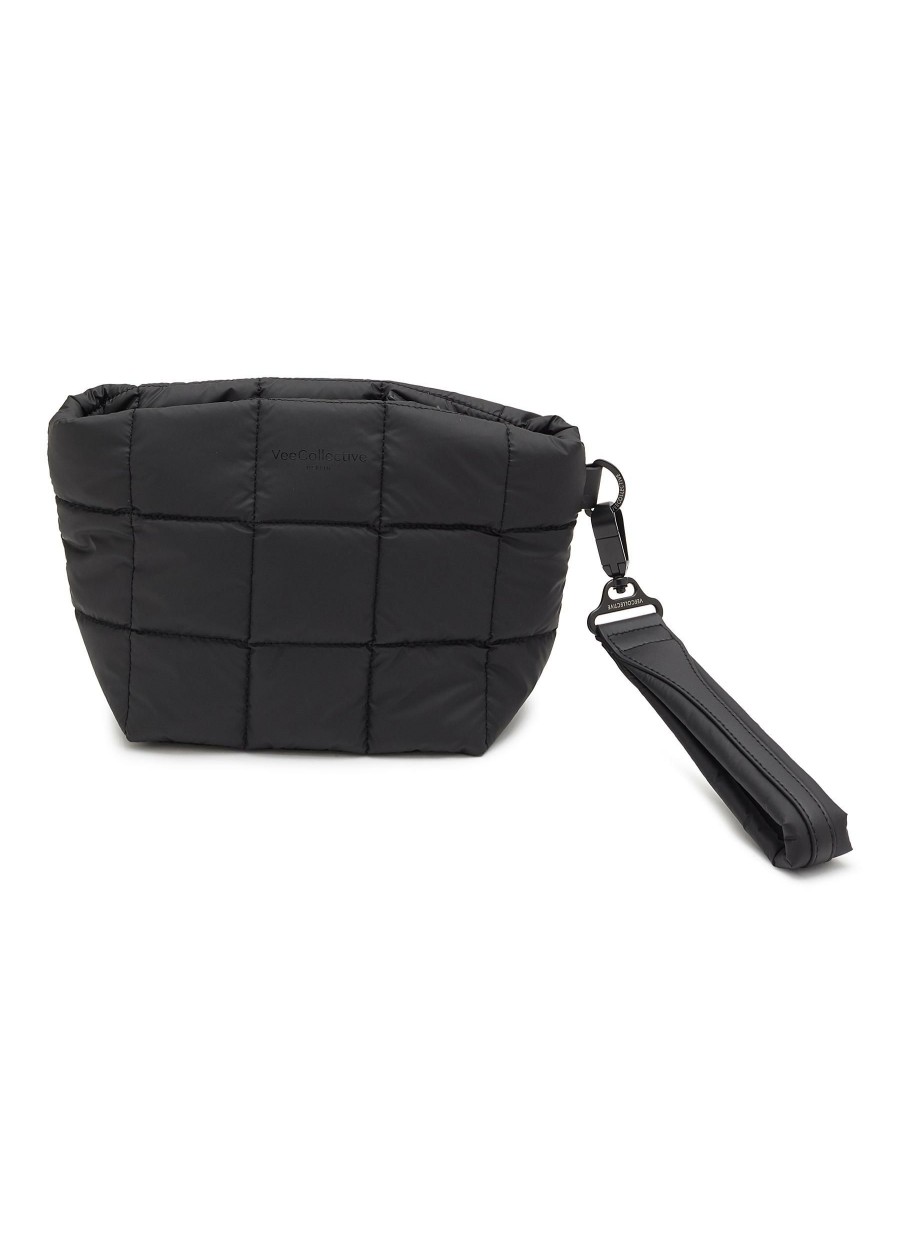 Bags * | Veecollective Outlet Sale Porter' Gridded Nylon Quilt Clutch