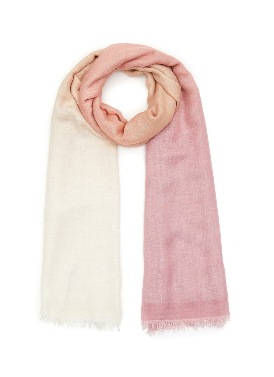 Accessories * | Faliero Sarti Outlet 'New Amante' Ombre Knit Fringed Scarf