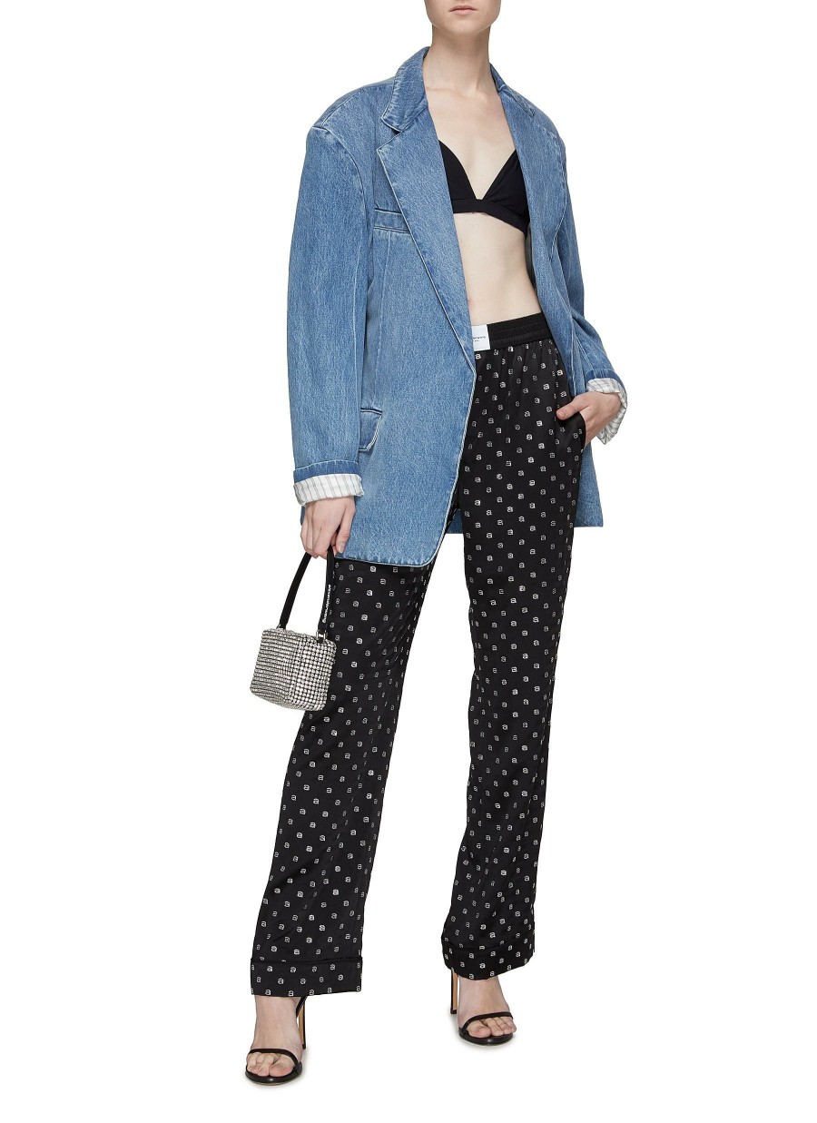 Clothing * | Alexander Wang Tendy Style Hotfix Allover Pyjama Pants