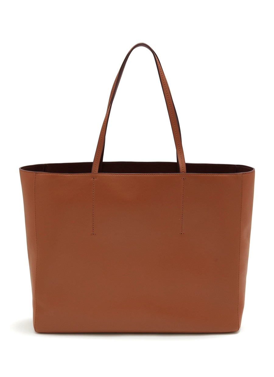 Bags * | Equil Free Delivery Medium 'New York' Reversible Bicolour Leather Tote Bag