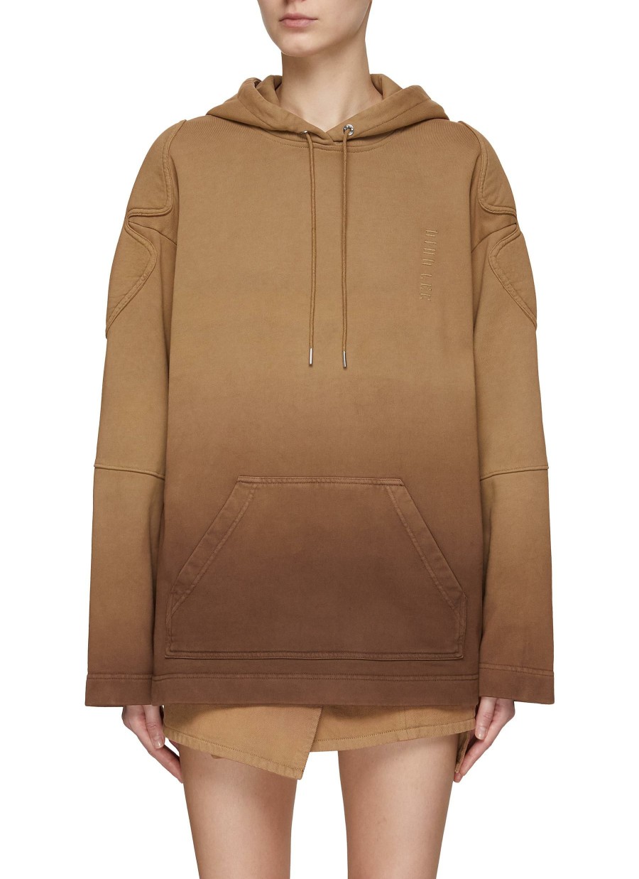 Clothing * | Dion Lee Tendy Style Sunfade Padded Applique Drawstring Hoodie