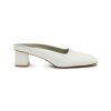 Shoes * | Equil Hot Sale 'Seoul' Leather Almond Toe Mules