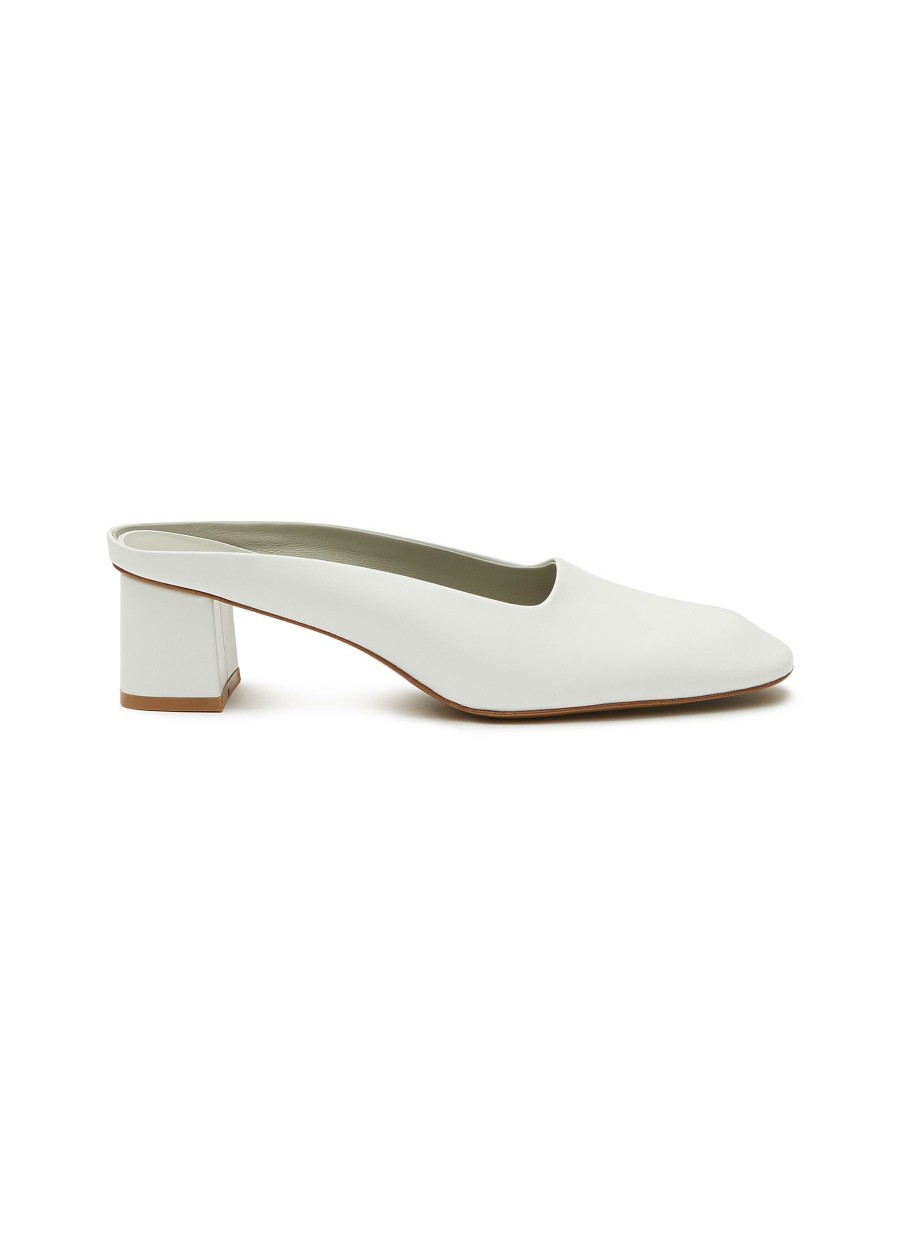 Shoes * | Equil Hot Sale 'Seoul' Leather Almond Toe Mules