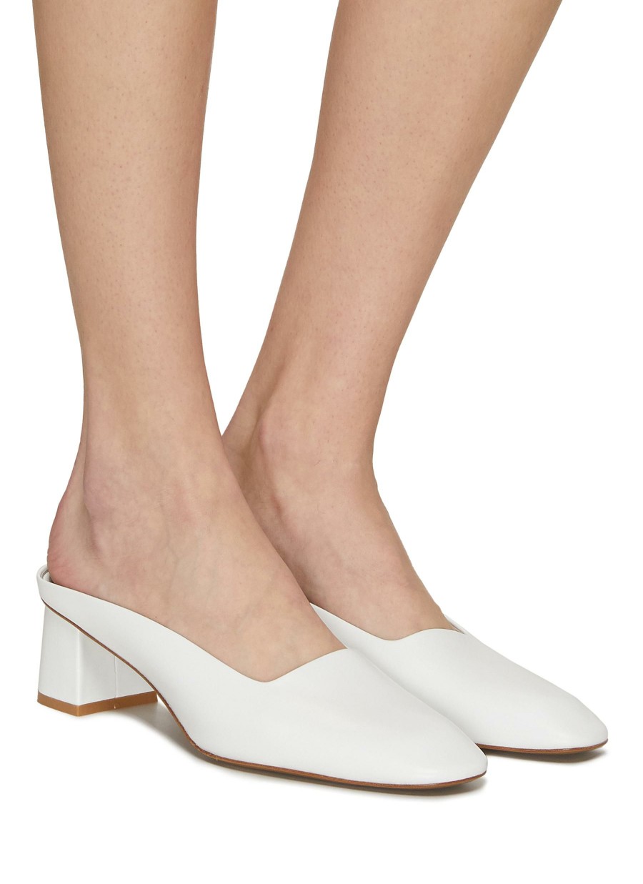 Shoes * | Equil Hot Sale 'Seoul' Leather Almond Toe Mules