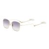 Accessories * | Closeout Sale Gucci Logo Charm Metal Frame Purple Lens Sunglasses