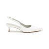 Shoes * | Equil Outlet 'Lyon' 50 Leather Point Toe Slingback Pumps