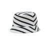 Accessories * | Joshua'S Crazy Deals Crocheted Smiley Face Striped Bucket Hat