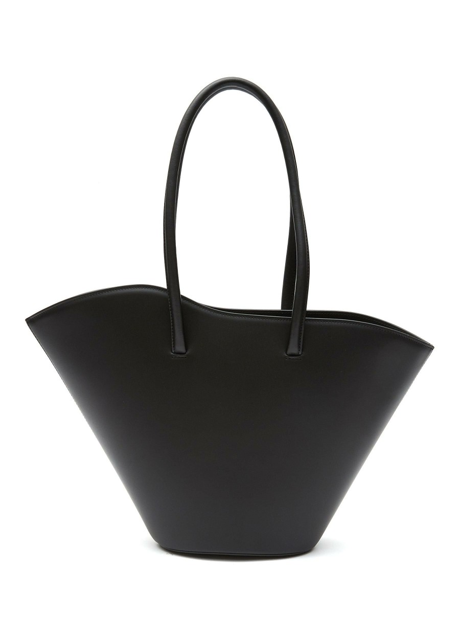 Bags * | Little Liffner Discount Tall 'Tulip' Wavy Rim Leather Tote Bag