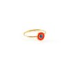 Accessories * | Eyem Discount 'Eye' 18K Gold Plated Sterling Silver Enamel Ring