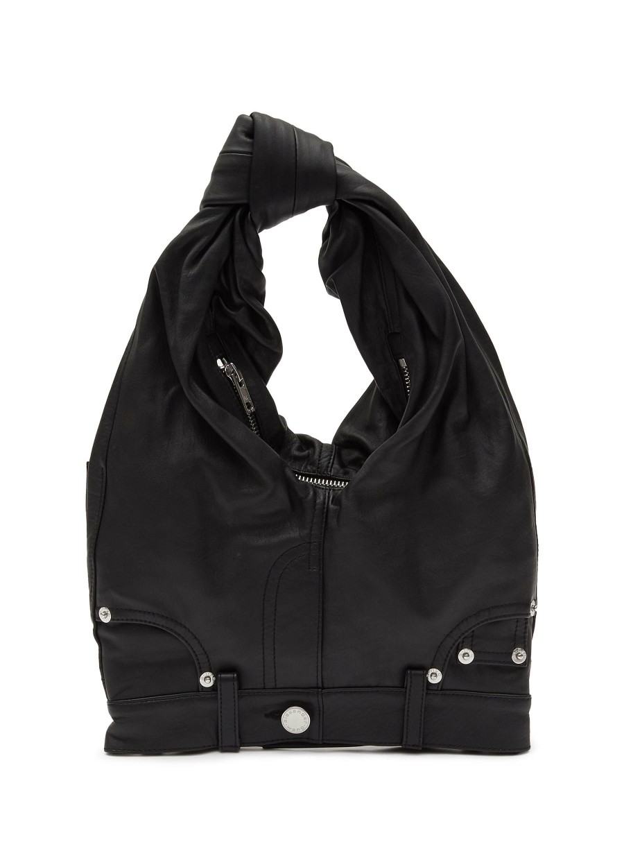 Bags * | Alexander Wang Outlet Sale Mini Leather 5 Pocket Pants Hobo Bag